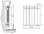 Радиатор водяной биметаллический Rifar Monolit 350 4 секции